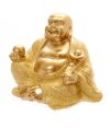 4er Sammlerset Mini Glitzer Gl&uuml;cks-Buddha 4 cm