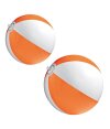 2er Set Strandball 26 cm Orange