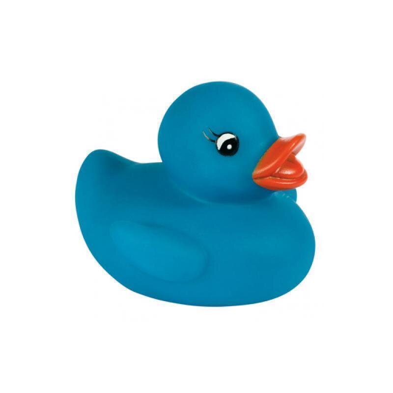Quietsche-Ente farbwechsel, blau Badeente Gummiente Badespielzeug Badespaß