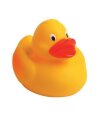 Quietsche-Ente Style10 cm groß Badeente Spielzeugente Badespaß Gummiente