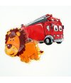2 Kühlpads Löwe Feuerwehr