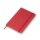 Notizbuch A5, Hardcover in rot - Stiftschlaufe, Lesezeichen, 160 Seiten gepunktet