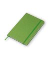 Notizbuch A5, Hardcover in grün - Stiftschlaufe,...