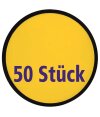 50 Frisbee, faltbar mit Etui aus Polyester, gelb